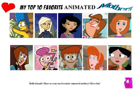My Top 10 Animated Mothers Milf By Toongrowner On Deviantart