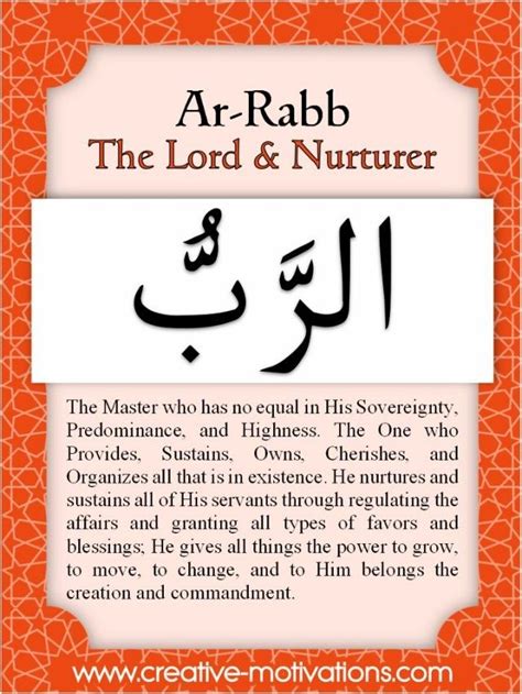 Learn More About Ar Rabb In Reflections On Surat Al