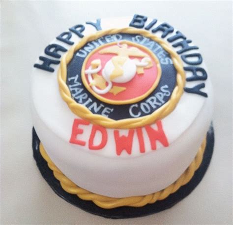 Black as we celebrate the 245th birthday of our corps. Marine Corps cake | Nautical birthday cakes, Marine cake ...