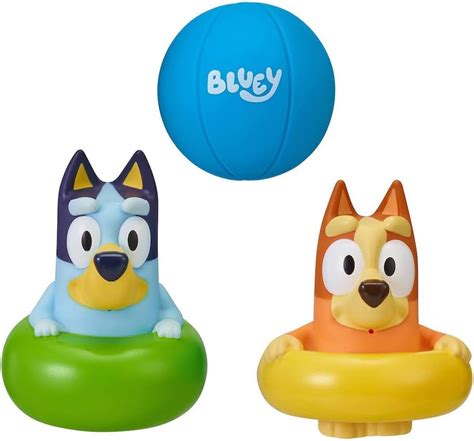 Bluey Bath Squirters 3 Pack Multicolor Pequeño Chile Ubuy