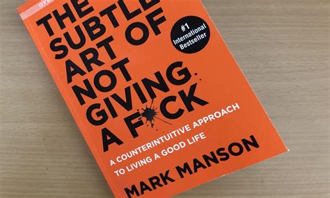 a book review the subtle art of not giving a fuck by mark manson sergio caredda