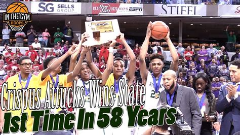 Crispus Attucks Wins 1st State Championship In 58 Years In The
