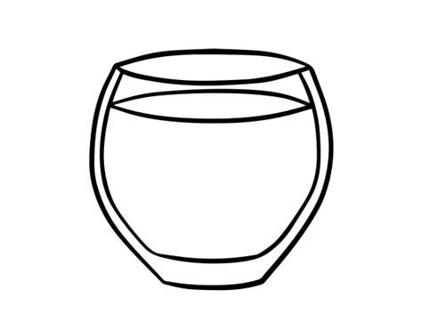 Download Vaso De Agua Para Colorear Full Formado