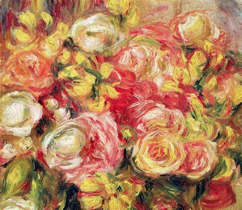 Roses Painting By Pierre Auguste Renoir