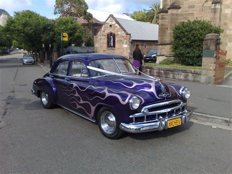 File1949 Chevy Wedding Car At The Rocks Sydney