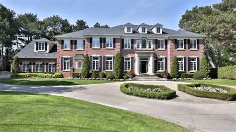 10000 Square Foot Brick Georgian Mansion In Toronto Canada Homes Of