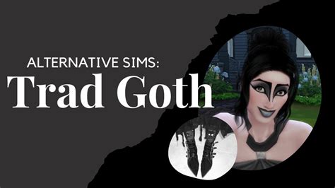 💀 Sims 4 Cc Create A Sim Trad 80s Goth Inspired Edition 💀 Youtube 1bf