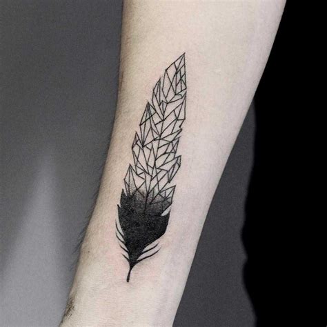 Geometric Feather By Yipostyism