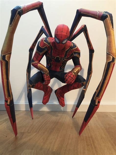 Infinity War Iron Spider Papercraft By Giden445 On Deviantart
