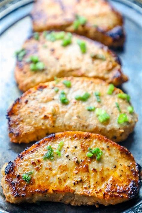 I used these directions to cook some very thin pork. Easy Baked Pork Chops Recipe - Sweet Cs Designs | Easy ...