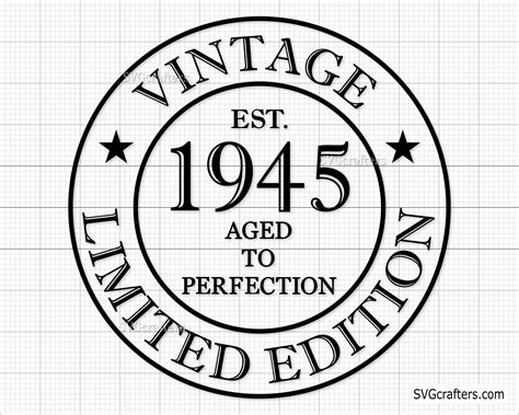 77th Birthday Svg Png 77th Svg Aged To Perfection Svg 77 Etsy