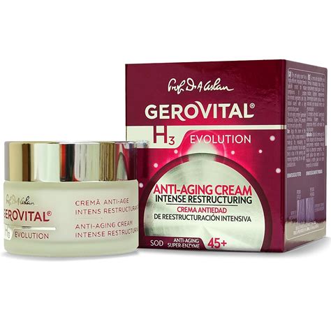 Gerovital H3 Evolution Anti Aging Cream Intensive Restructuring With Superoxide Dismutase The