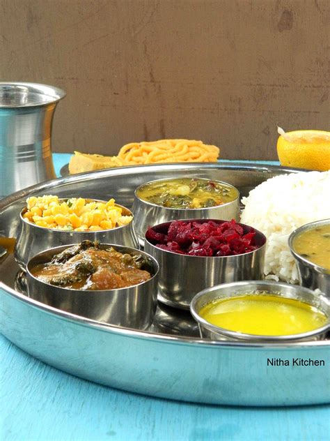 South Indian Vegetarian Lunch Menu Idea 1 | Lunch recipes ...