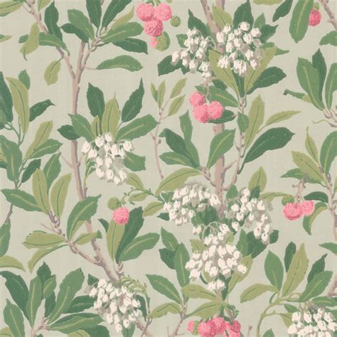 Cole And Son Strawberry Tree Pink And Duck Egg Wallpaper 40 Off Samples