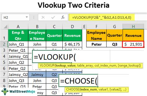 Vlookup Two Criteria Step By Step Guide With Examples Hot Sex Picture