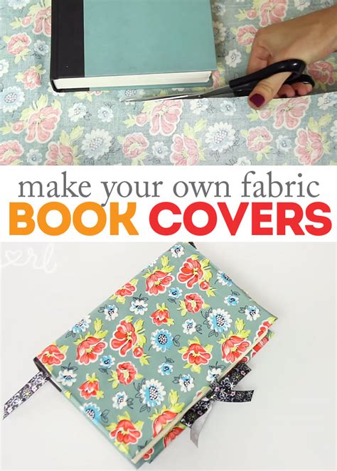 How To Make Diy Fabric Book Covers