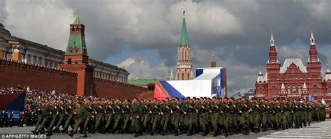 Russia Victory Day Female Police Cadets Among 20000 On Parade Daily