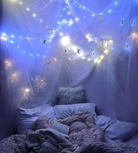 Curtain led lights in 2020 aesthetic room decor dorm. Pin by Megan 🏼 on yin bedroom | Fairy lights bedroom ...