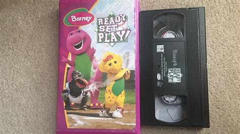 Opening And Closing To Barney Ready Set Play 2004 Vhs Youtube