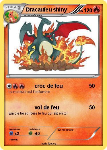 Trouvez dracaufeu shiny sur 2ememain ✅ avantageux pour tout le monde. Pokémon Dracaufeu shiny 15 15 - croc de feu - Ma carte Pokémon