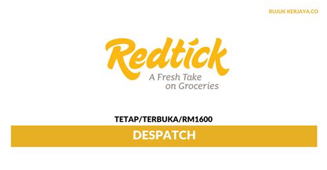 No 28, jalan 3/146 metro centre. Jawatan Kosong Terkini Redtick ~ Despatch • Kerja Kosong ...