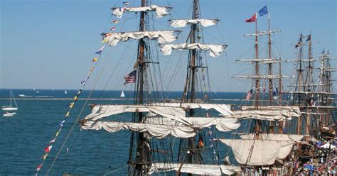 Tall Ships Festival Sailing Into Navy Pier
