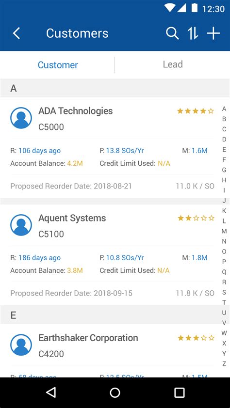 Sap Business One Salesappstore For Android