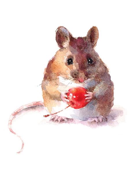 Cute Mouse Animal Painting