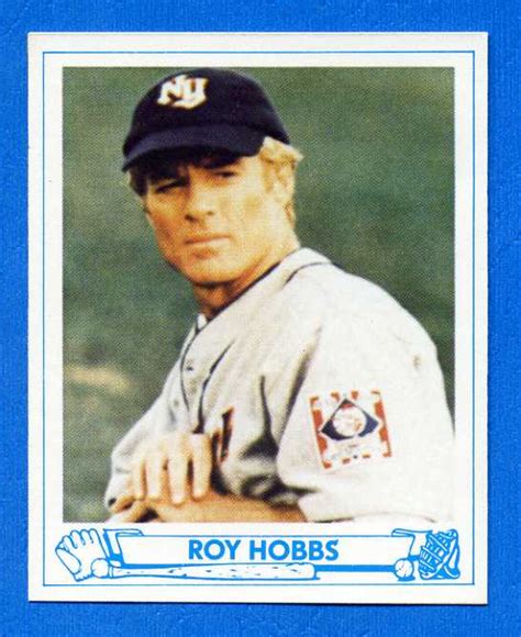 Roy Hobbs Prop Card From The Natural Pulp Ephemera