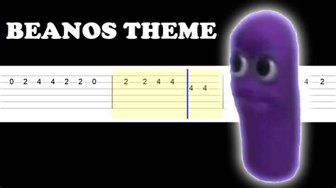 Beanos Theme Song Easy Guitar Tabs Tutorial Youtube