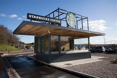 Starbucks Drive Thru Keele South On Behance Container Coffee Shop
