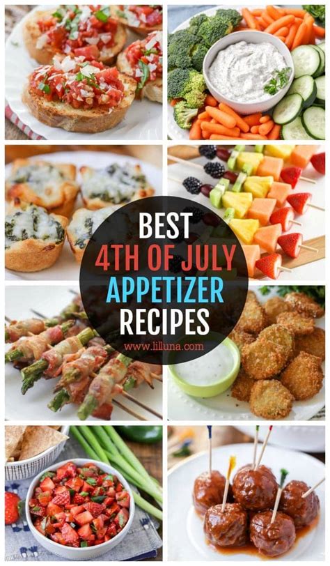 Th Of July Appetizer Recipes Lil Luna