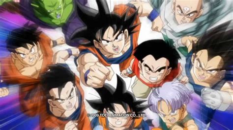 Produced by toei animation, the series was originally broadcast in japan on fuji tv from april 5, 2009 to march 27, 2011. Image - Z-Fighters charge to attack in Dragon Ball Z Kai The Final Chapters Ending (True HD ...