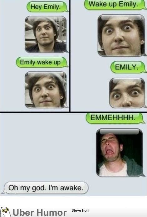Tell me about the most embarrassing or awkward experience you've had around me *even if it's silly* that you've never told me about yet? Most romantic way to wake up your girlfriend via text ...