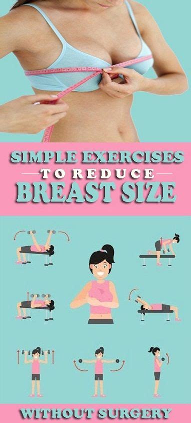 how to reduce breast size through exercise at home