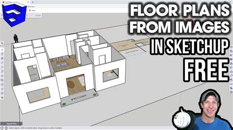 Creating Floor Plans From Images In Sketchup Free The Sketchup