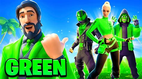 The New Green Only Fashion Show In Fortnite Best Green Skins And
