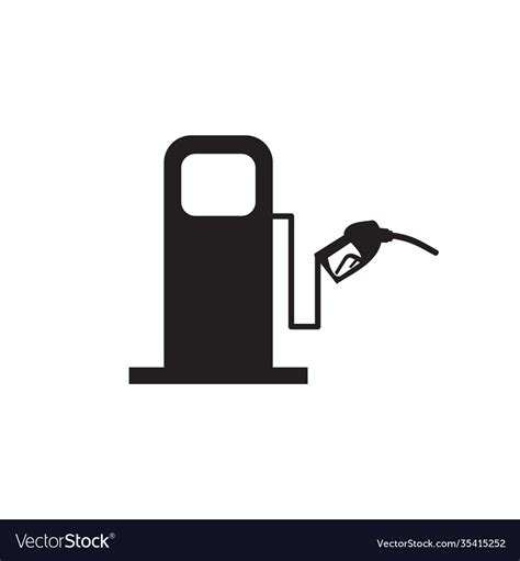 Gasoline Or Gas Station Logo Design Template Vector Image