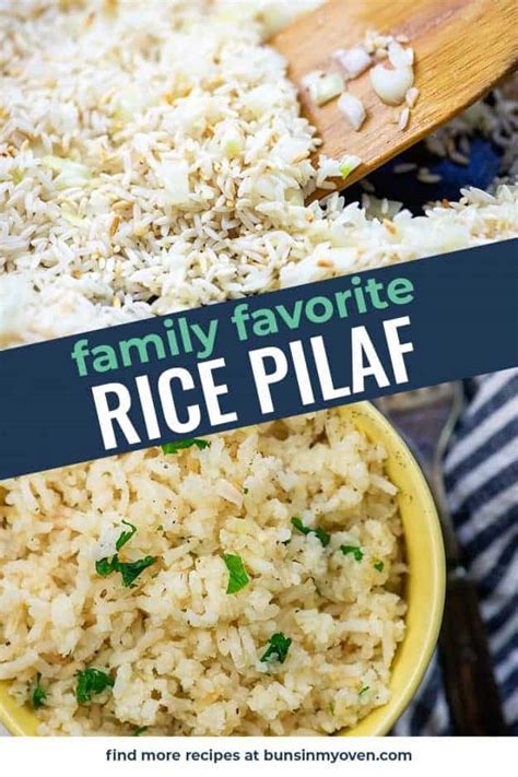 Simple Classic Rice Pilaf Recipe Buns In My Oven