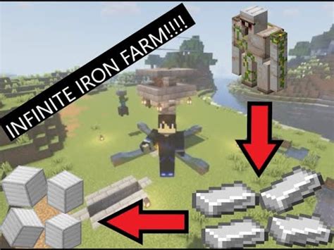 You pretty much just plant a cactus block and wait for it to grow. How to build an OP Infinite Iron Farm - Minecraft 1.16.3 ...