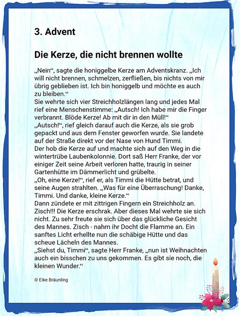 Wenn sie auch gerne gute und kurze geschichten lesen, dann sind sie auf unserem portal für kurzgeschichten genau richtig. Gedicht 3 advent - Weihnachten in Europa