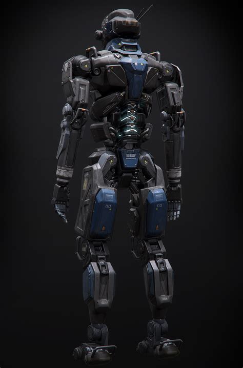 Humanoid Robot — Alan Van Ryzin Freelance 3d Artist