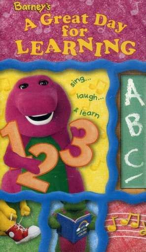 Rock with barney (1992 vhs) part 4 final (credits. Image - A Great Day for Learning VHS Cover.jpg - Custom Barney Wiki - Wikia