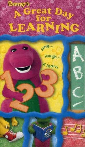 Sing and dance with barney, kids for character, let's go to the zoo, dino dancin tunes. Image - A Great Day for Learning VHS Cover.jpg - Custom Barney Wiki - Wikia