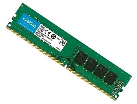 Crucial 8gb 1x8gb Ddr4 Udimm 2666mhz Cl19 Single Ranked Notebook