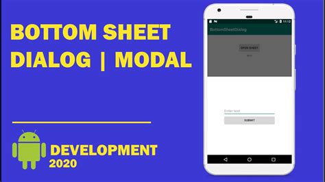Android Tutorial 54 Bottom Sheet Dialog Material Design