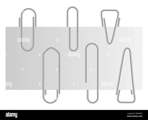 Paper Clip Business Office Note Attach Metal Paperclip Element For