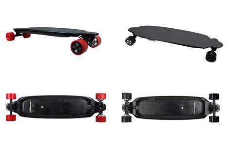 Black Best Electric Skateboard 2019 Long Range 4 Wheel Longboard