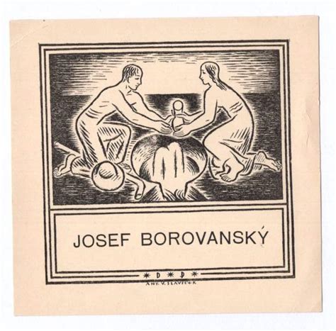 Kniha Ex Libris Josef Borovanský Antikvariát Václav Beneš Plzeň