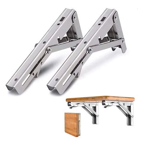 Buy Folding Shelf Brackets 16 Inch Heavy Duty Stainless Steel